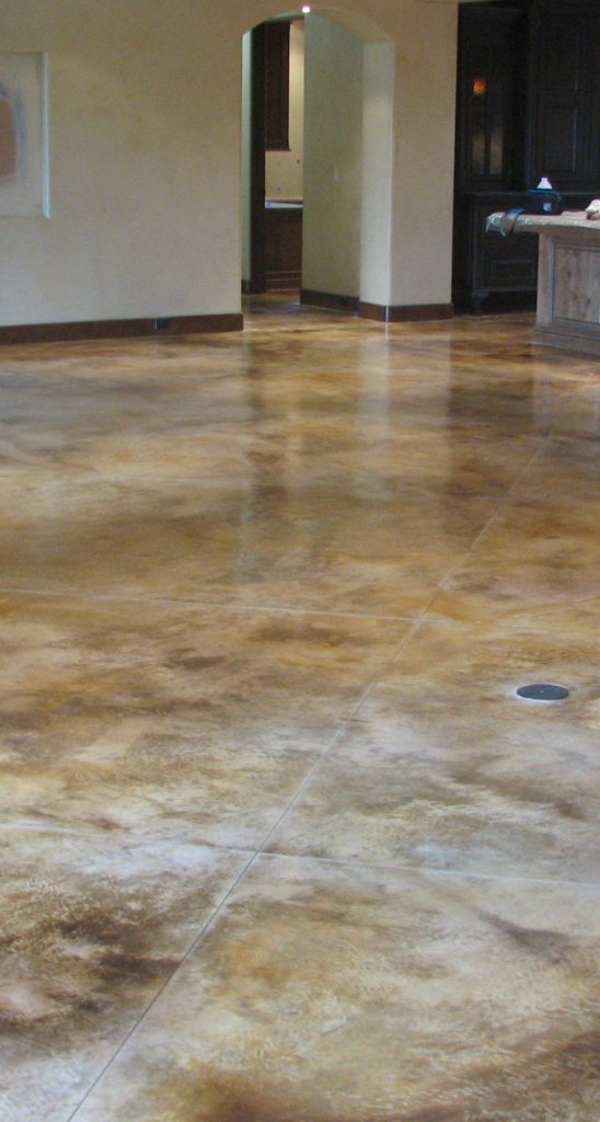 Polished concrete designs